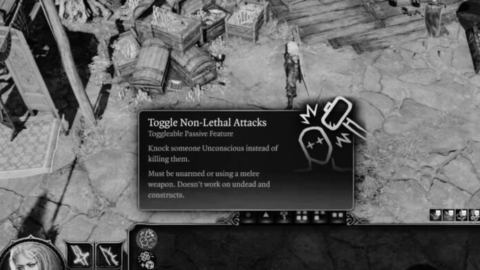 Bg3 How to Do Non Lethal Combat